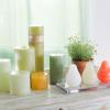 imageBrown Sugar Timber Collection Pillar Candle 325quot by 6quotDark Green