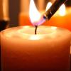 imageBrown Sugar Timber Collection Pillar Candle 325quot by 6quotDark Green