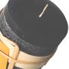 imageMauve Timber Pillar Candle 1Black