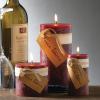 imageSullivans Vance Kitira Set of 3 Pillar Candles Red Candle Set CleanBurning EnvironmentalFriendly Scentless RealWax Candles Home DcorWine