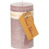 imageBrown Sugar Timber Collection Pillar Candle 325quot by 6quotMauve