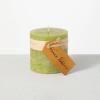 imageGreen Timber Pillar Candle 1