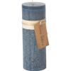 imageMauve Timber Pillar Candle 1Blue