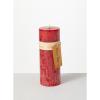 imageTimber Collection Pillar Candle  Cranberry 325quot by 9quot