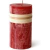 imageTimber Collection Pillar Candle  Cranberry 4quot by 4quot