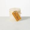 imageTimber Collection Pillar Candle  Melon White 425quot by 4quot