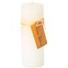 imageTimber Collection Pillar Candle  White 325quot by 9quot