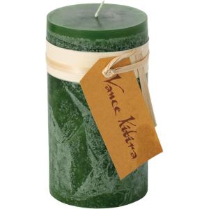 imageBrown Sugar Timber Collection Pillar Candle 325quot by 6quotDark Green