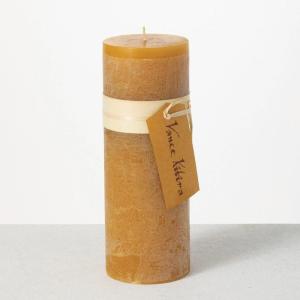 imageBrown Sugar Timber Collection Pillar Candle 325quot by 9quot