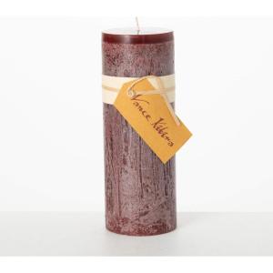 imageMerlot Timber Pillar Candle