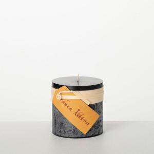 imageSullivans Vance Kitira Black Distressed Pillar Candle CleanBurning Candles Pillar Candles Odorless Environmental Friendly