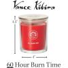 imageSullvans Vance Kitira Scented Candle Single Wick Jar Candles 80 Hour Burn Time 1587 Oz Pear ampamp Citrus Scent  Botanist Green LongLasting Aromatic Glass Candle for Home Dcor ampamp GiftsStrawberry Tangerine