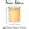 imageSullvans Vance Kitira Scented Candle Single Wick Jar Candles 80 Hour Burn Time 1587 Oz Pear ampamp Citrus Scent  Botanist Green LongLasting Aromatic Glass Candle for Home Dcor ampamp GiftsPeach