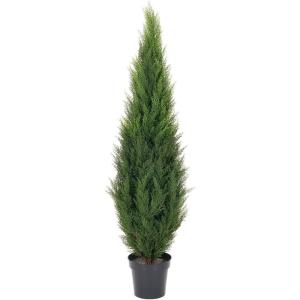 imageSullivans 0571POT Decorative Fiddle Leaf Tree Artificial Potted Plant Green 5 Feet x 27 InchEvergreen