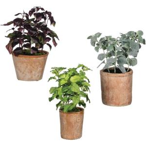 imageSullivans 0571POT Decorative Fiddle Leaf Tree Artificial Potted Plant Green 5 Feet x 27 InchHerbs