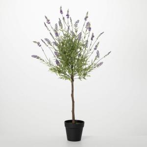 imageSullivans Fake Plant Potted Lavender Artificial Tree Indoor Topiary Bush 3 ft Faux LifeLike Greenery Plant in Pot 37quot Perfect for Living Room Home and Office Dcor