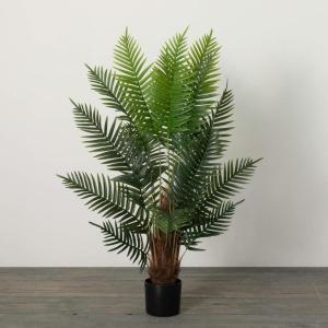 imageSullivans Fake Plant Potted Palm Tree Artificial Tree Indoor 4 ft Faux LifeLike Greenery Plant in Pot 51quot Perfect for Living Room Home and Office Dcor