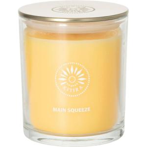imageSullvans Vance Kitira Scented Candle Single Wick Jar Candles 80 Hour Burn Time 1587 Oz Pear ampamp Citrus Scent  Botanist Green LongLasting Aromatic Glass Candle for Home Dcor ampamp GiftsPeach