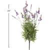 imageSullivans Fake Plants Lavender Artificial Flower Stem for Indoor 2 ft Faux LifeLike Greenery Plant 29quot Perfect for Any Pot or Vase in Living Room Home ampamp Office Dcor Shelf ampamp Mantle Decorations