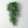 imageSullivans 17quot Light Green Frosted Pine Swag Christmas Decor Artificial Greenery Perfect for Fireplace Mantels Dining and Living Rooms