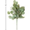 imageSullivans Fake Plants Eucalyptus Pod Stems for Indoor 18quot Artificial Green Pod and Eucalyptus Greenery Pick Leaf Stem for Pot Vase Arrangement in Living Room Home Office Dcor Shelf Decorations