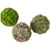imageSullivans 425quot Colorful Sedum Orb Set of 3 Artificial Plants for Indoor Decor Multicolor Faux Green Mix Greenery Balls for Bowls Vases Centerpieces for Home Kitchen Office or Bathroom Accents