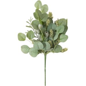 imageSullivans Fake Plants Eucalyptus Pod Stems for Indoor 18quot Artificial Green Pod and Eucalyptus Greenery Pick Leaf Stem for Pot Vase Arrangement in Living Room Home Office Dcor Shelf Decorations