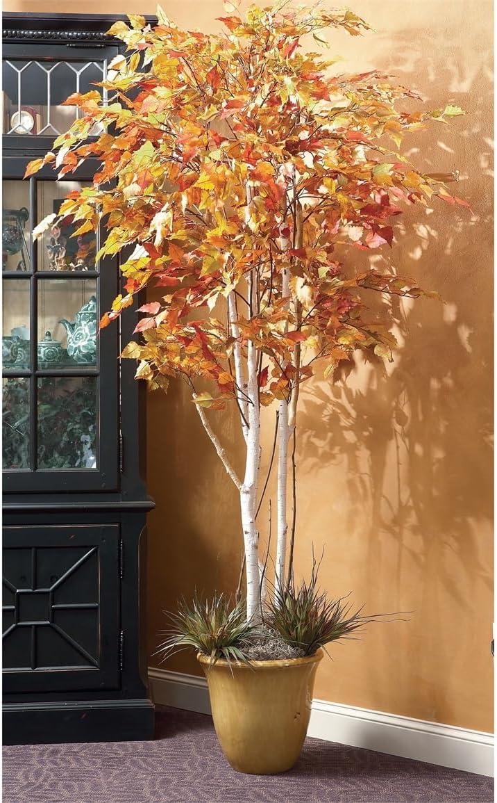 imageSullivans 84 Inch Birch Tree Everyday Artificial Trees Fake Indoor Tree Artificial Greenery Dcor Living Room Office Entryway Home Dcor