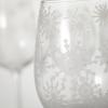 imageSullivans 9quot H Snowflake Wine Glass Set of 4 Clear Christmas Decor Wine Glasses Wine Glass Set Glassware Drinkware Hostess Gifts Hosting Decor