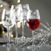 imageSullivans 9quot H Snowflake Wine Glass Set of 4 Clear Christmas Decor Wine Glasses Wine Glass Set Glassware Drinkware Hostess Gifts Hosting Decor