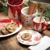 imageSullivans Red Christmas Tree Platter Christmas Dcor Trees Holiday Decor Christmas Tabletop Trees Mantle Decor Christmas Decorations