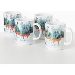 imageForest Deer Scene Mug Set Of 4
