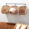 imageNatural Wall Basket Trio ampamp Rod