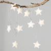 imageSullivans Christmas Tree Garland 6 ft Lighted Star Garland White with LED Lights Christmas Indoor Farmhouse Decorations Perfect for Fireplace Mantle Living Room Dcor
