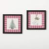 imageSullivans Christmas Tree and Skates Watercolor Wall Art Set of 2 Artwork Decoration Perfect for Office Living and Dining Rooms Kitchens and Bathrooms