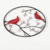imageSullivans Red Cardinal in Black Metal Frame 115quot x 1575quot Oval Wall Decor Kitchen Farmhouse Artwork Decoration Perfect for Office Living and Dining Rooms Wall Art Decor for the Holidays