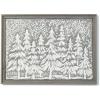 imageSullivans White Debossed Snowy Trees 18quot x 24quot Rustic Vintage Farmhouse Artwork Decoration Perfect for Office Living and Dining Rooms Wall Art Decor for the Holidays