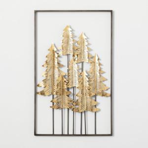 imageSullivans Gold Metal Tree Wall Art 20quot x 32quot Rustic Vintage Kitchen Farmhouse Artwork Decoration Perfect for Office Living and Dining Rooms Wall Art Decor for the Holidays