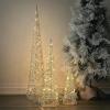 imageSullivans 355quot H 235quot H and 1575quot H Lighted Outdoor Lighted Cones LED Christmas Decor LED Lights Christmas Decorations Holiday Decor Floor Decor