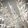imageSullivans 355quot H 235quot H and 1575quot H Silver Outdoor Lighted Cones LED Christmas Decor LED Lights Christmas Decorations Holiday Decor Floor Decor