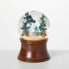 imageSullivans LED Blue Cabin Snow Globe Light Up Home Decorations for Living Room Snow Globes Collectible Gifts for Book Shelf TV Cabinet Desktop Decor