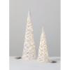 imageSullivans Set of 2 Decorative Christmas White LED Trees LED Christmas Decorations Christmas Decor Indoor Christmas Decor Mantle Decor White 24 and 1575 inches Tall
