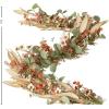 imageSullivans 5 ft Rust Flower Eucalyptus Garland Artificial Greenery Decor for All Seasons Perfect for Weddings Fireplace Mantels Dining and Living Rooms