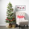 imageSullivans 6Foot Candy Cane Style Fabric Ball Christmas Garland Set of 3 Artificial Greenery Seasonal Holiday Decor Perfect for Weddings Fireplace Mantels Dining and Living Room