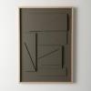 imageSullivans Wall Dcor Wall Art Sculptural Dcor 275quot Gray Abstract Contemporary Lines in Natural Wood Frame Minimalist Decorations Hanging Art Bedroom Office Home Gallery Wall Entrway Bedroom