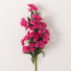 imageSullivans Fake Flowers Cherry Blossom Artificial Flower Stem for Indoor 28quot Dark Pink Blossom Floral Green Stems Faux LifeLike Plants Perfect in Living Room Home ampamp Office Dcor Shelf Decorations
