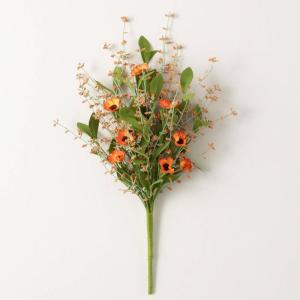 imageSullivans Fake Flowers Daisy Flower Artificial Orange Wispy Daisy Stem for Indoor 20quot Faux LifeLike Flowers Perfect for Pot or Vase Living Room Home Office Dcor Shelf ampamp Mantle Decorations