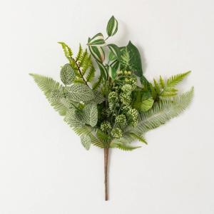 imageSullivans Fake Plants Mixed Folliage Stems for Indoor 18quot Artificial Mixed Green Foliage Greenery Pick Stem Perfect for Pot Vase Arrangement in Living Room Home and Office Dcor Shelf Decorations