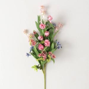 imageSullivans Fake Plants Mixed Spring Easter Flower Stem Indoor 29quot Artificial Multi Floral Pink Purple Flowers Faux Spray LifeLike for Vase Arrangement Home and Office Dcor Easter Decor