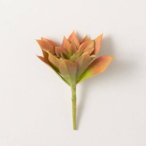 imageSullivans Fake Plants Tri Color Succulent Stem Indoor 8quot Artificial Succulent Orange Green SucculentPick Faux LifeLike for Vase Arrangement Living Room Home ampamp Office Dcor Shelf Decorations